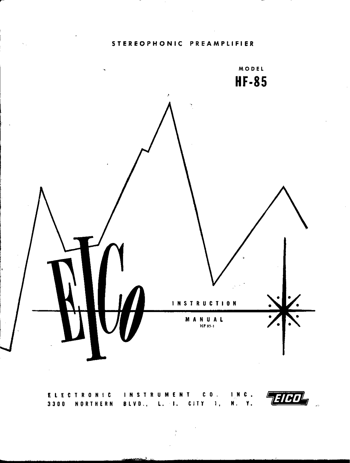 elco HF-85 Instruction Manual