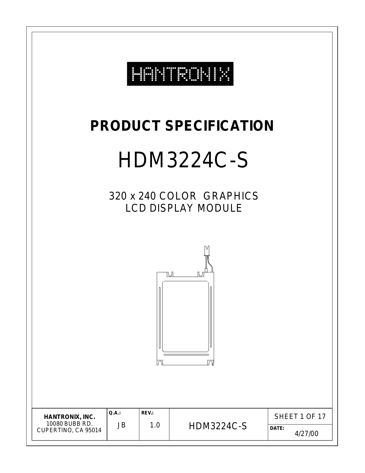 HANTRONIX HDM3224C-S Datasheet