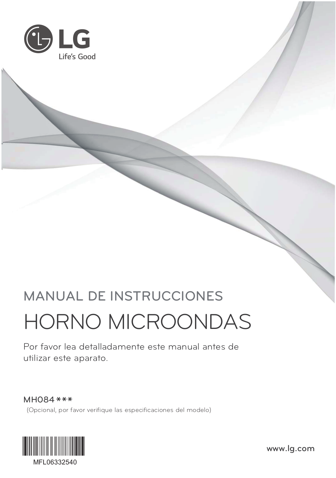 LG MH0843DBK user manuals