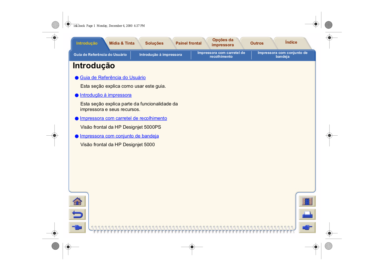 HP Designjet 5000 User's Guide