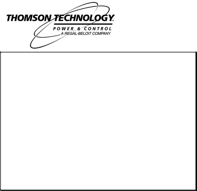 Thomson TS 870 Manual