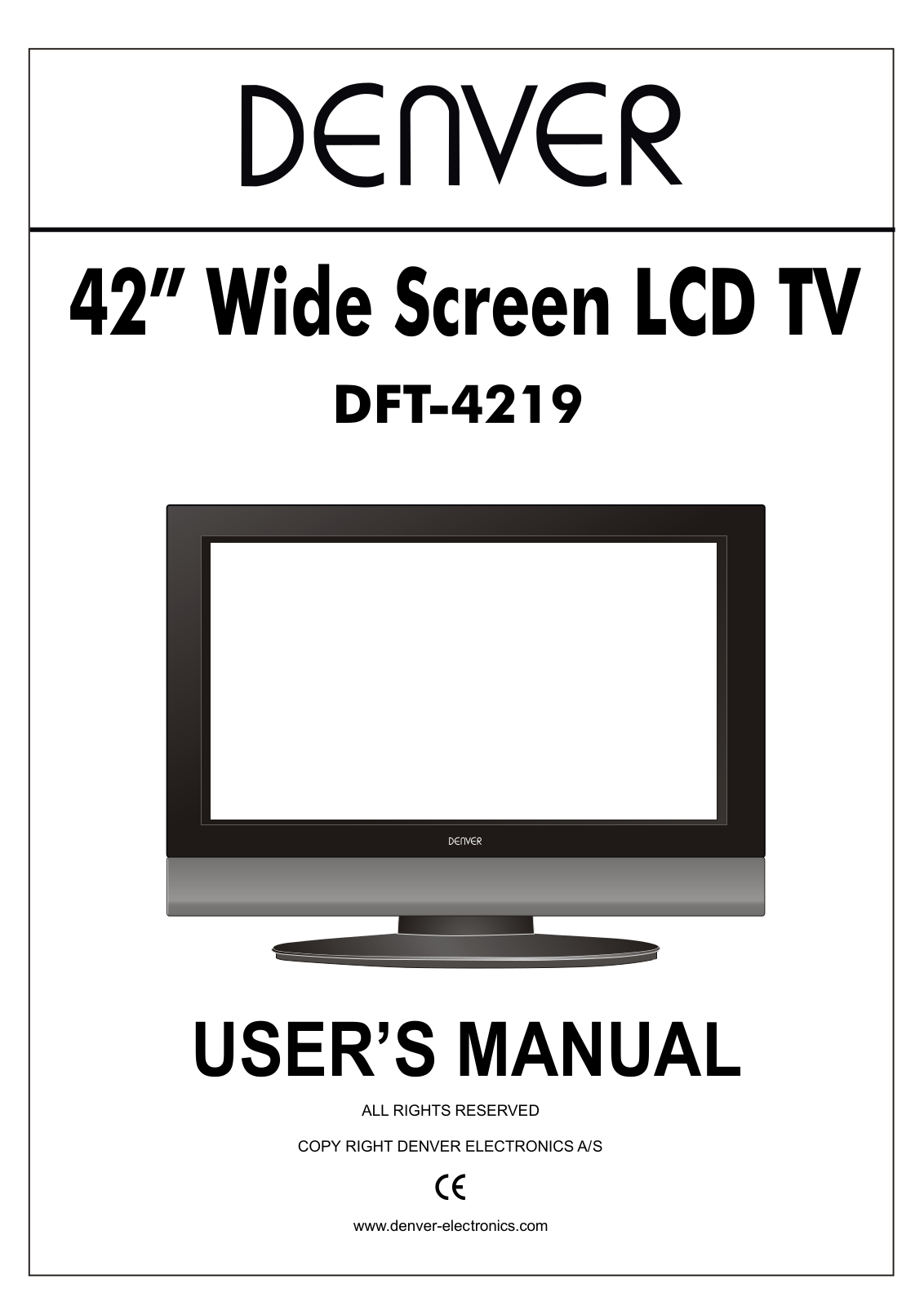 Denver DFT-4219 Instruction Manual