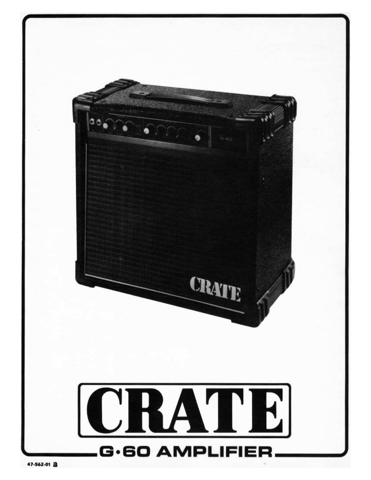 Crate Amplifiers G.60 User Manual