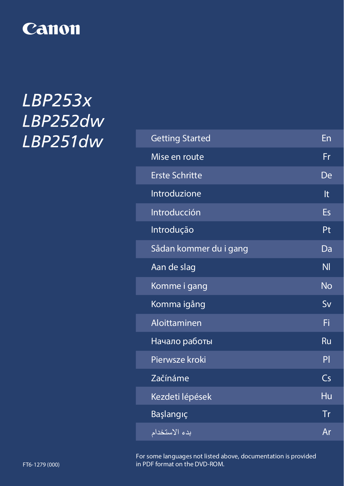 Canon I-SENSYS LBP 253 X User Manual