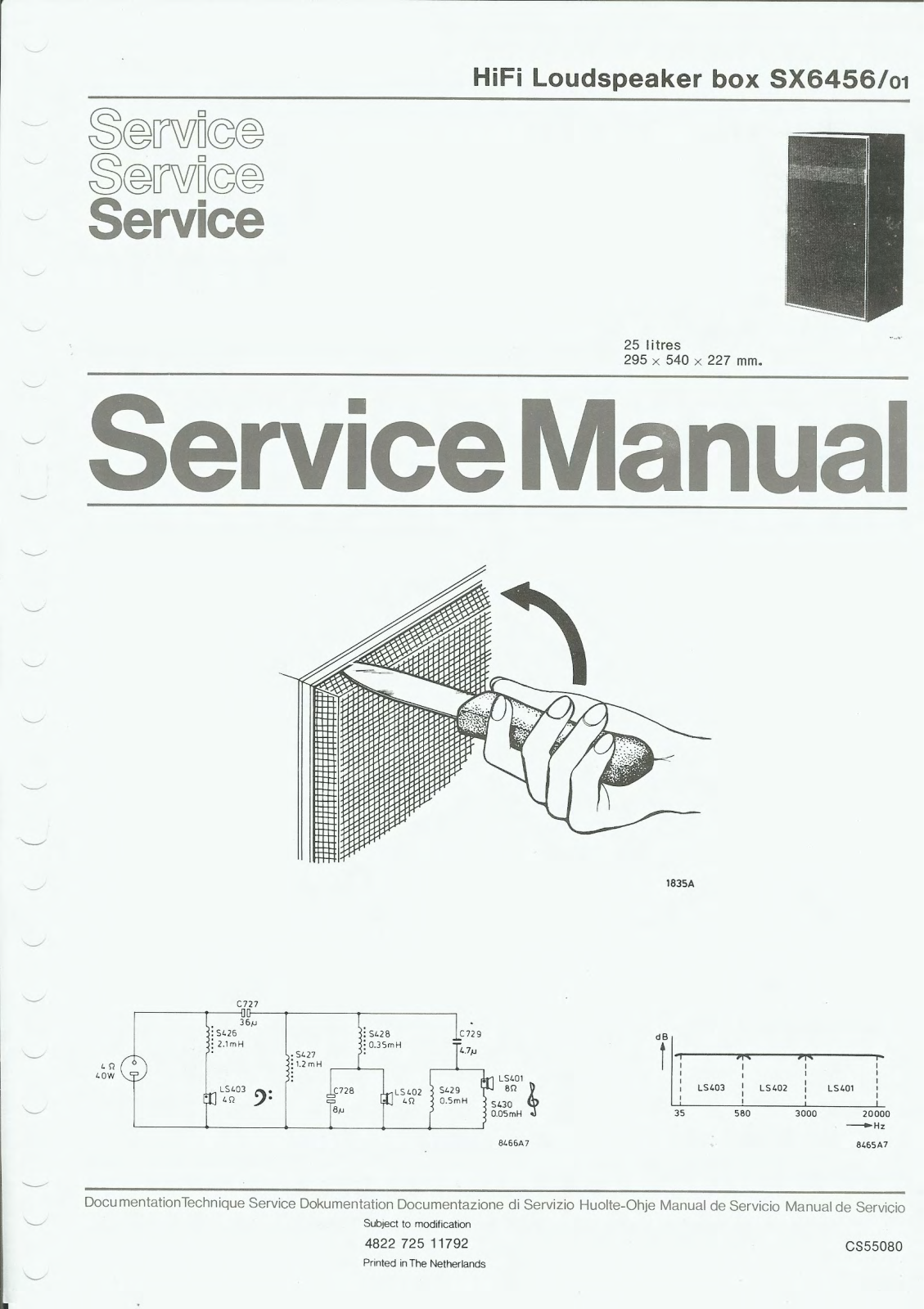 Philips 22-RH-456 Service Manual