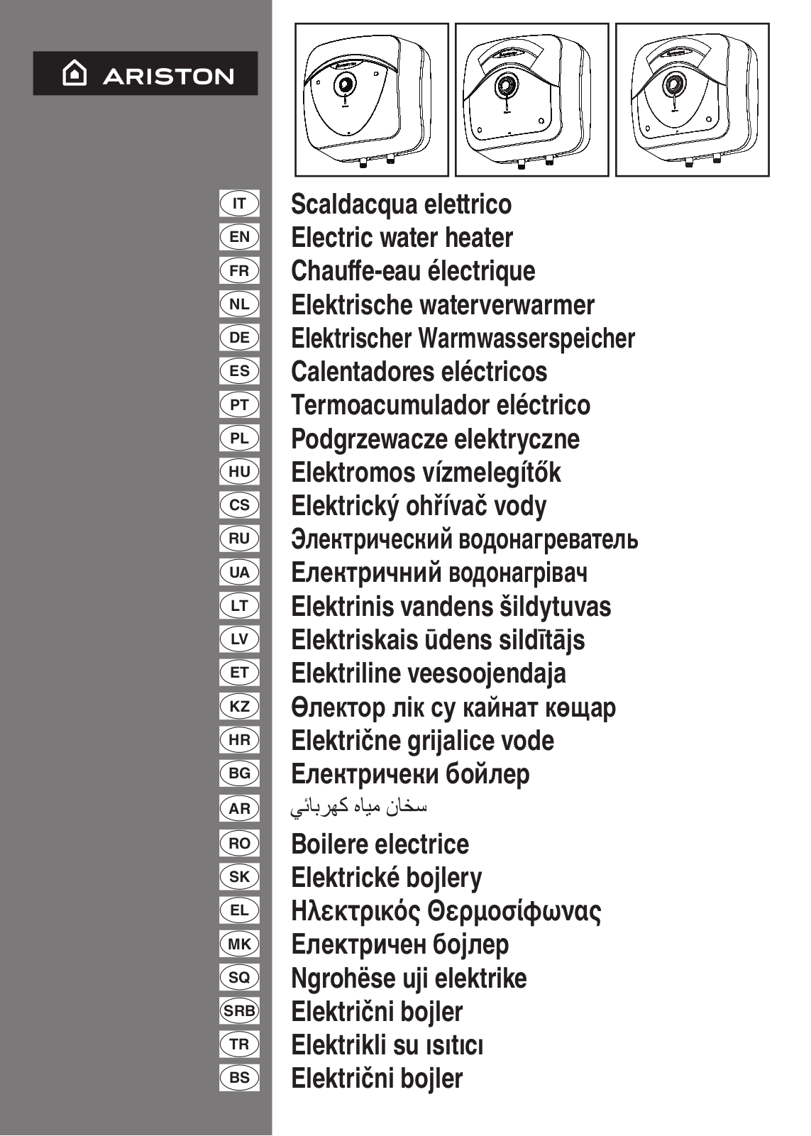 Ariston DUNE RS 15 PL EU User manual