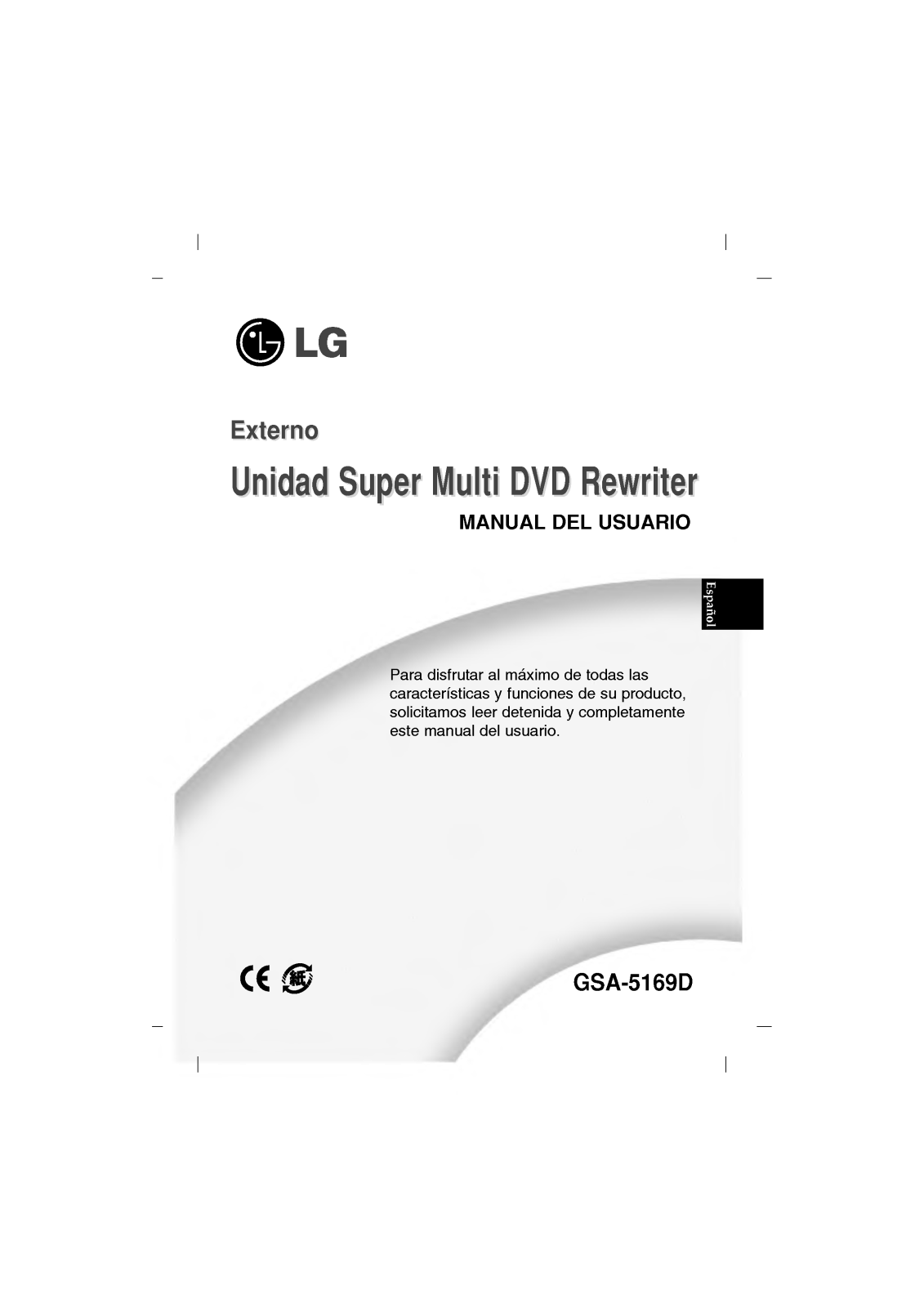 Lg GSA-5169D User Manual