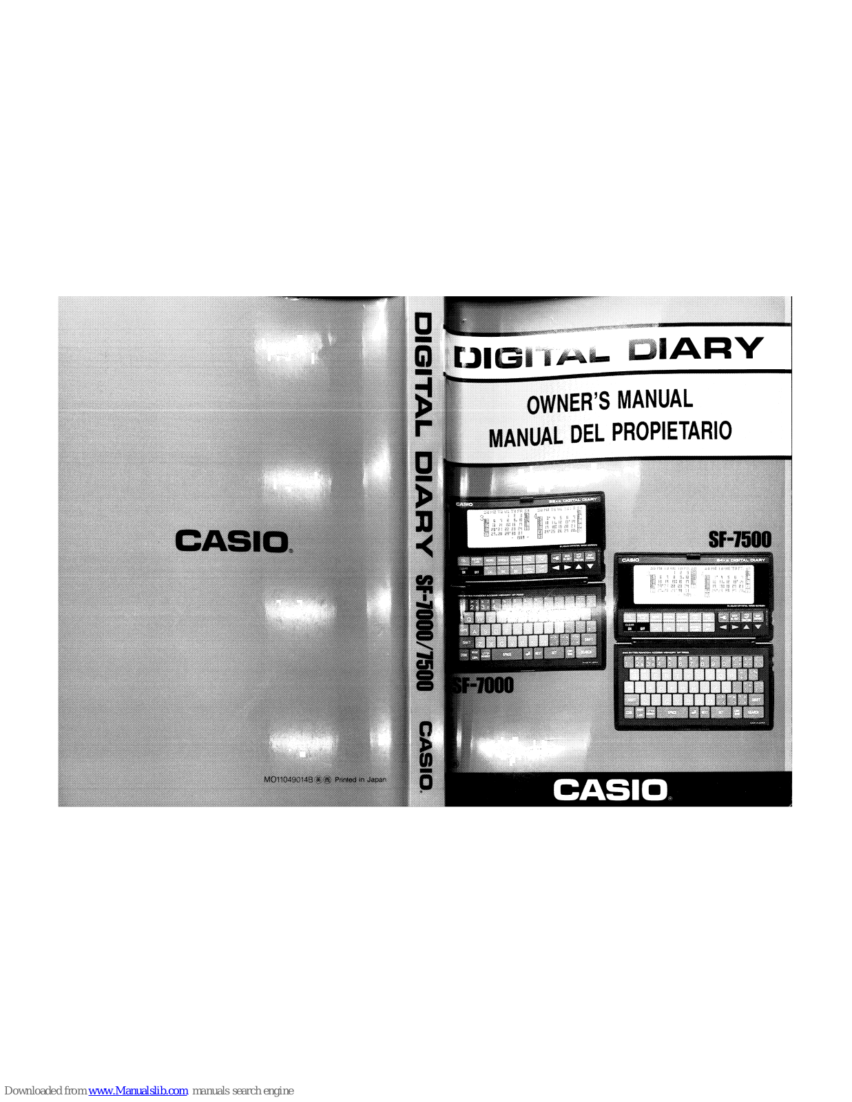 Casio SF-7500, SF-7000 Owner's Manual