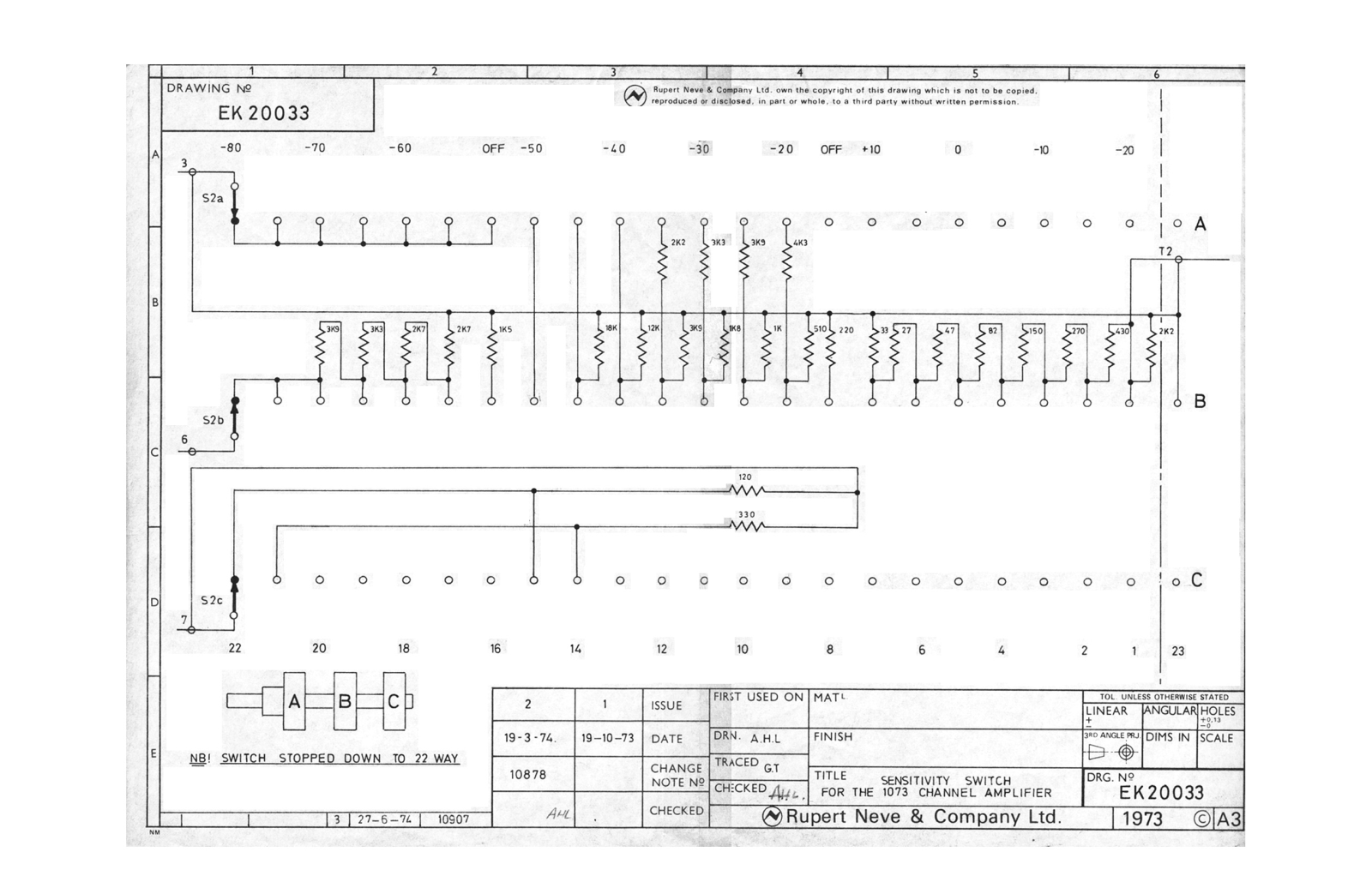 Neve EK20033-sensSW1073 User Manual