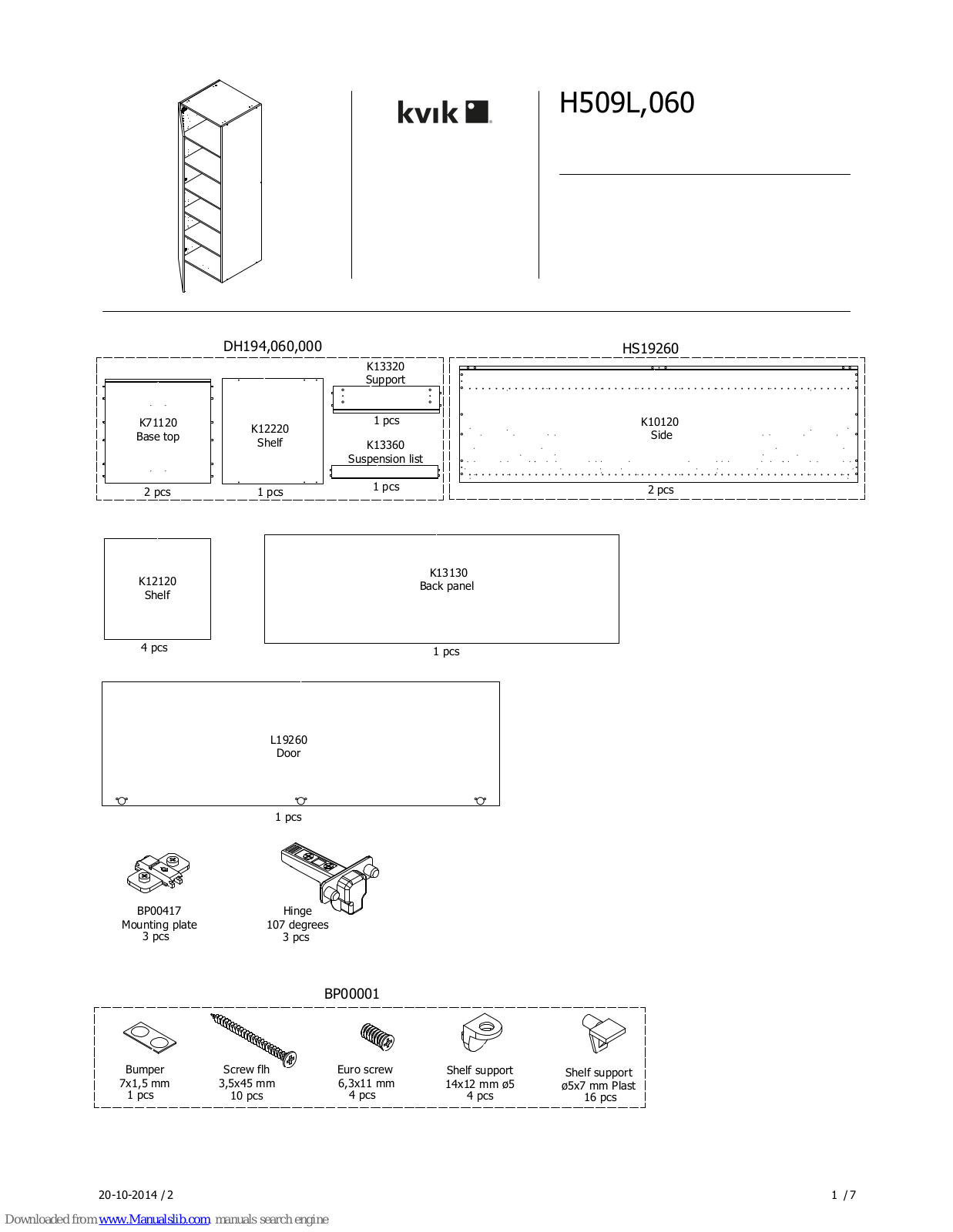 IKEA kvik H509L, 060 Assembly - ManualMachine.com