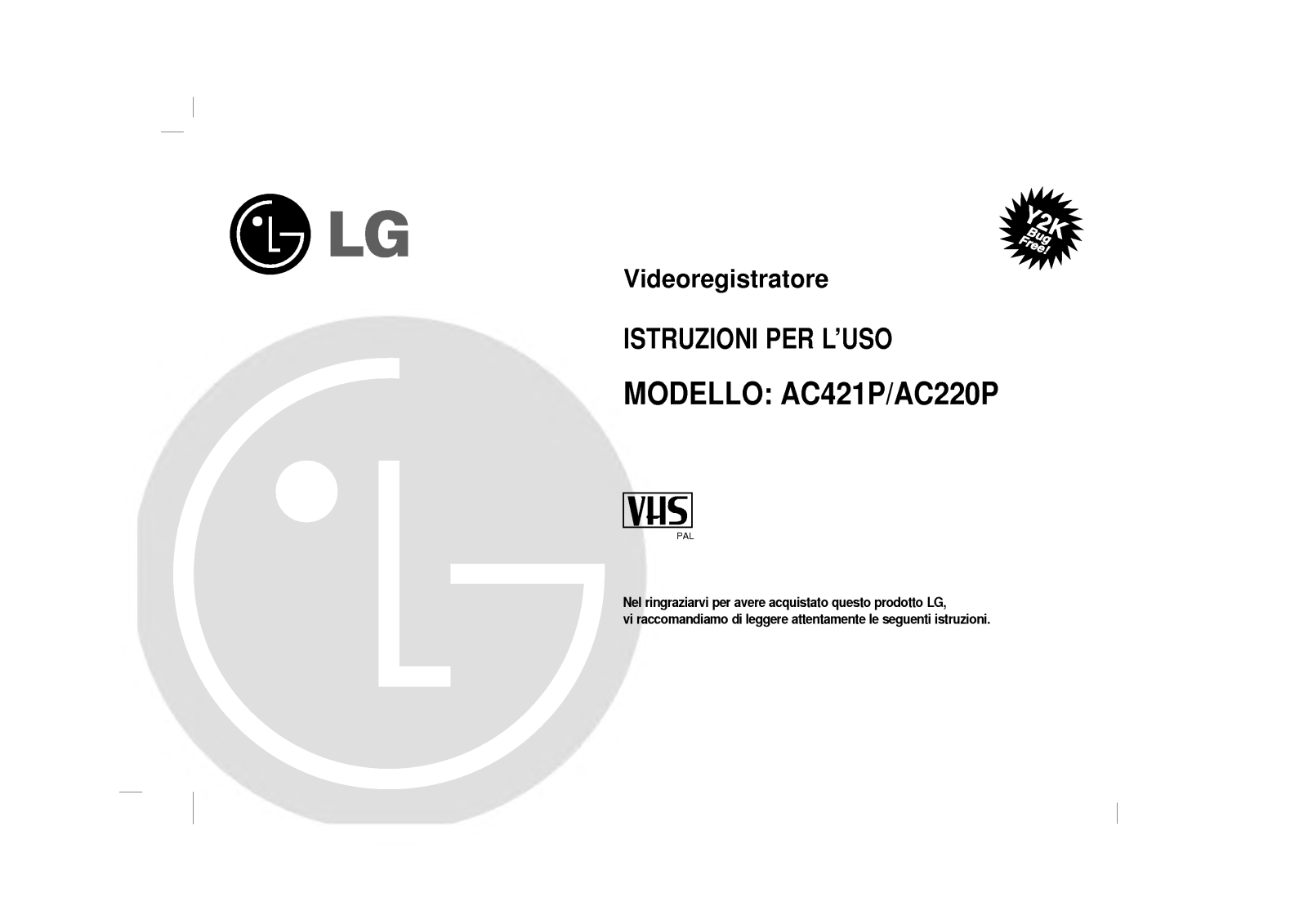 Lg AC220P, AC421P User Manual