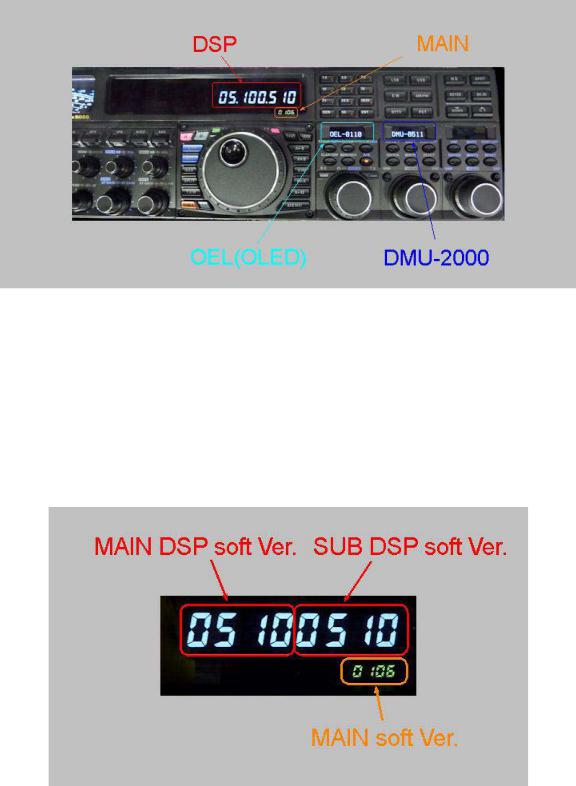 Yaesu FTDX5000 Software Update and Version Identification
