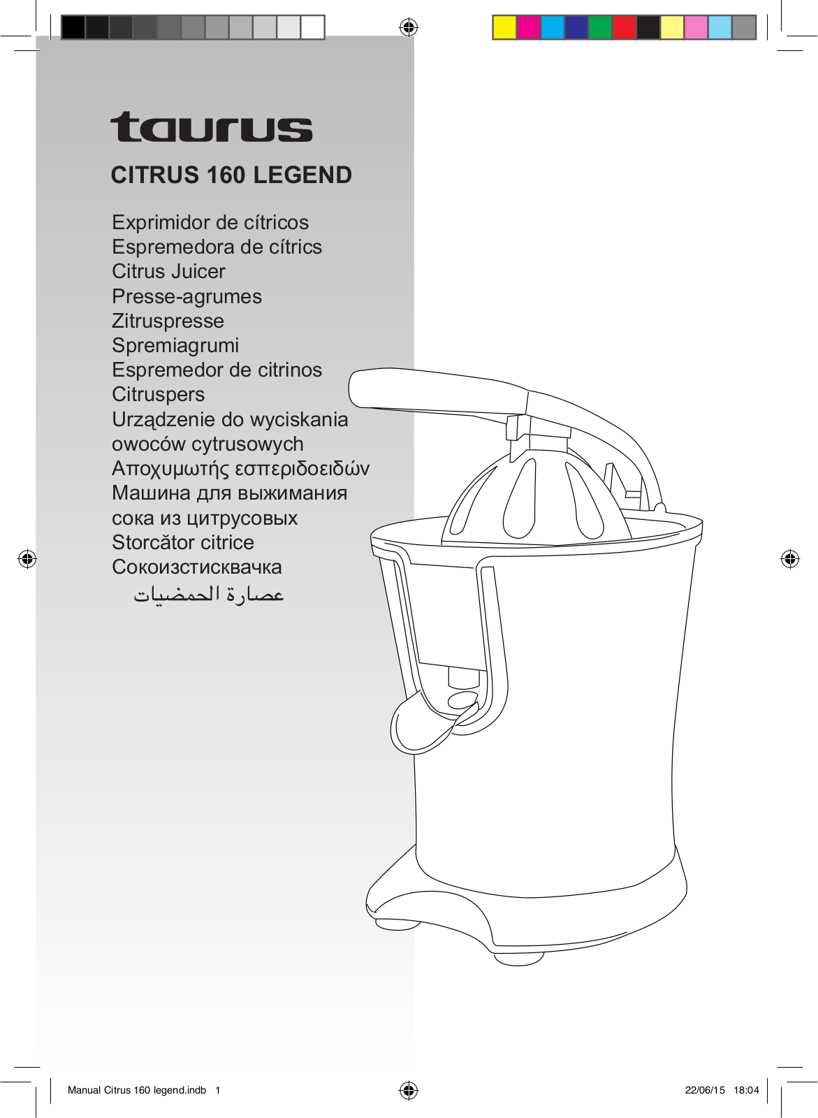 Taurus CITRUS 160 LEGEND User Manual