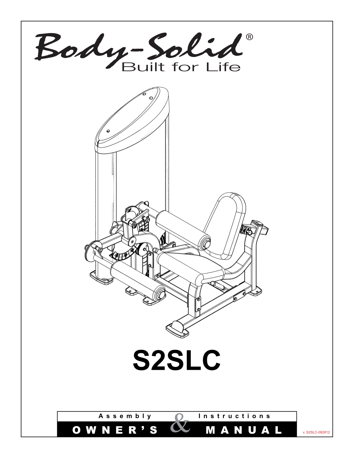 Body Solid S2SLC2 User Manual