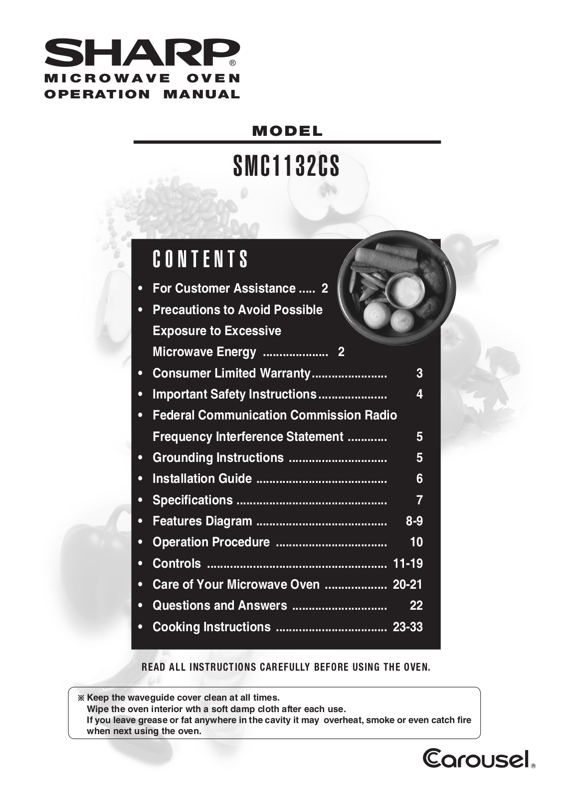 Sharp SMC1132CS User Manual