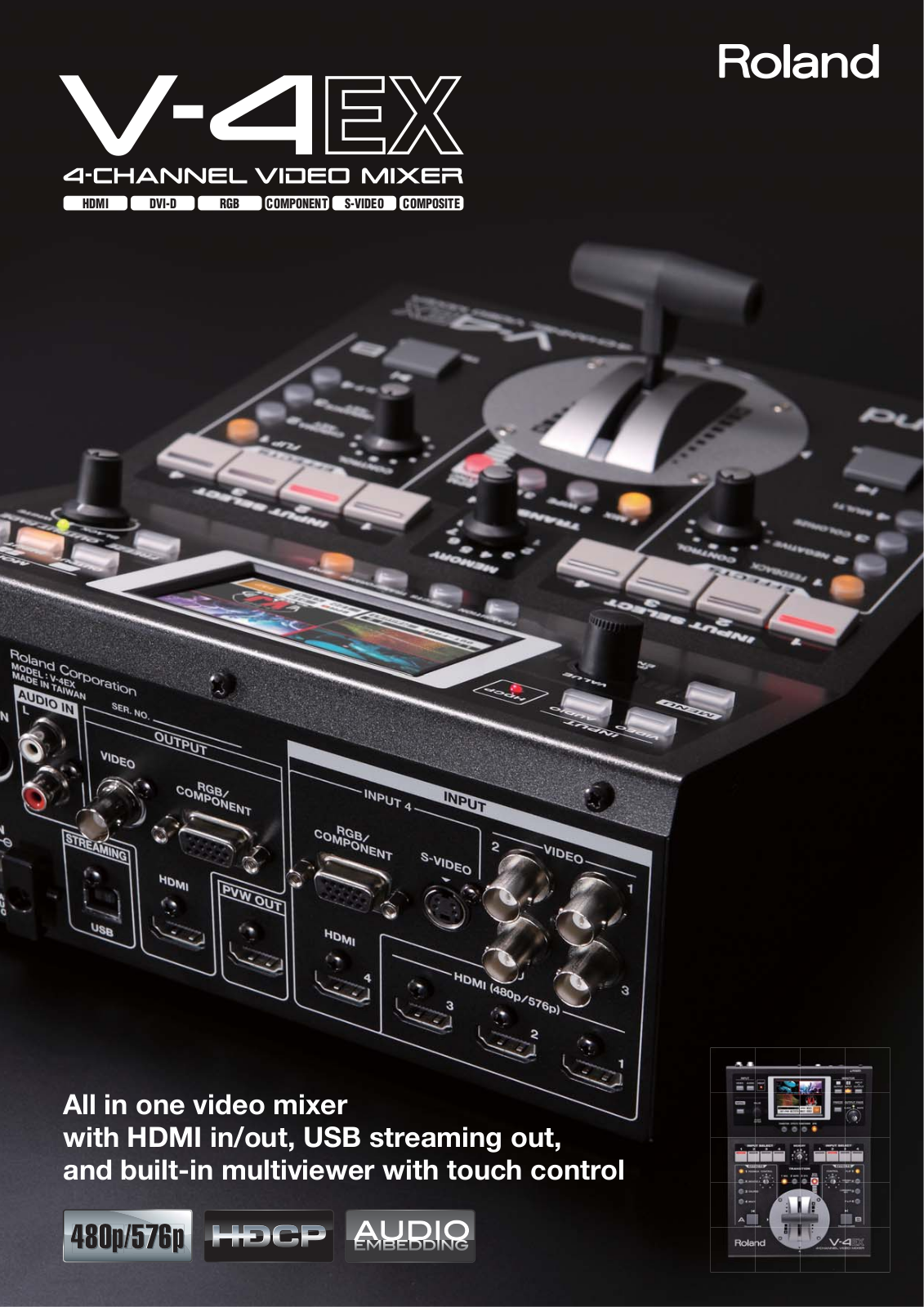 Roland Professional A/V V-4EX User Manual