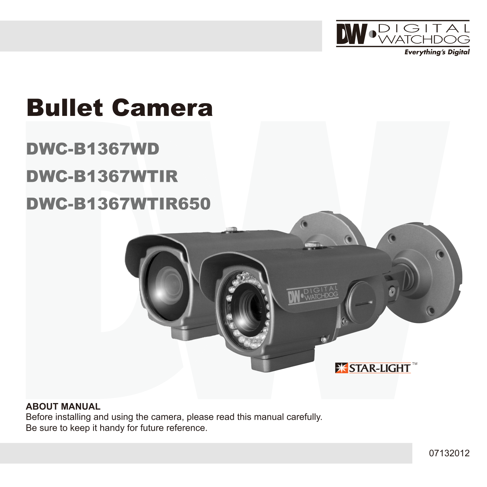 Digital Watchdog DWC-B1367WD User Manual