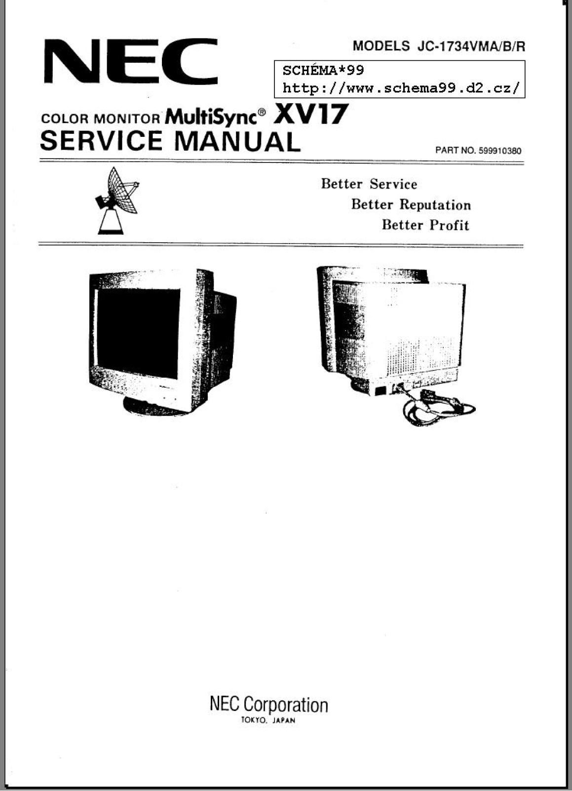 NEC JC1734vma Service Manual