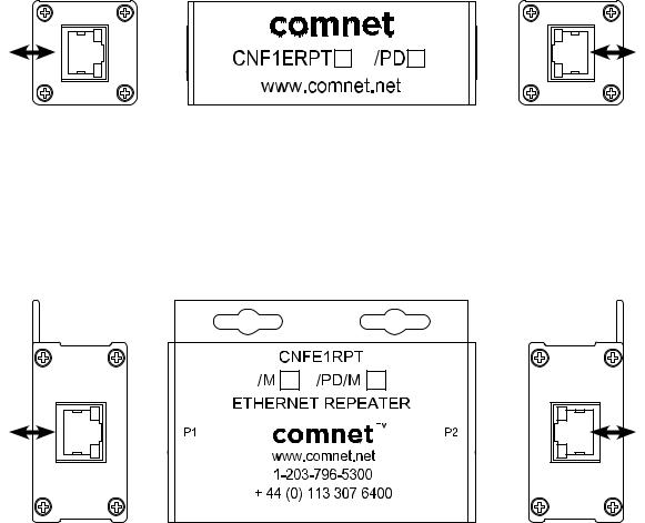 Comnet CNFE1RPT-M, CNFE1RPT-M-PD, CNFE1RPT, CNFE1RPT-PD User Manual