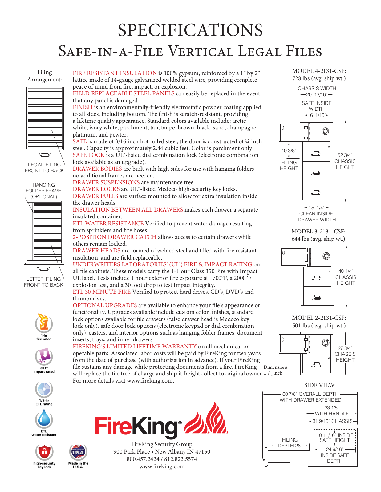 FireKing FK1025 Specifications - ManualMachine.com