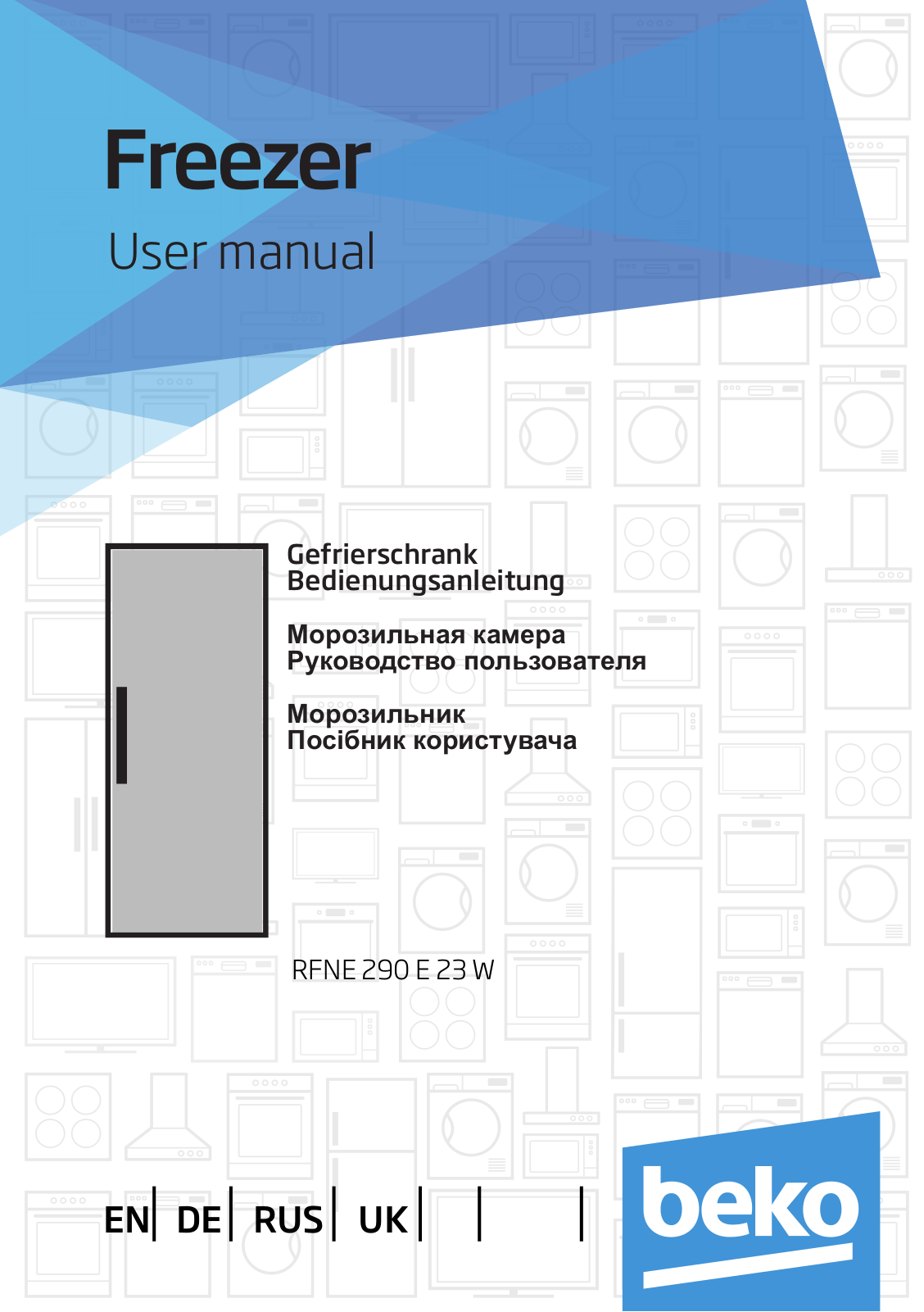 Beko RFNE 290 E 23 W User manual