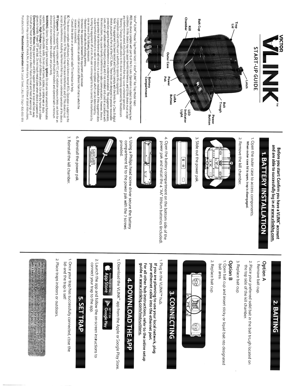 Woodstream V400M User Manual