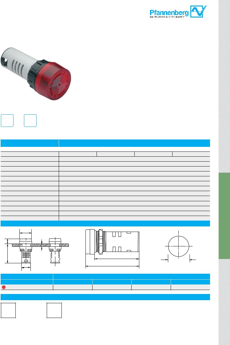 Pfannenberg P 22 DBF Catalog Page