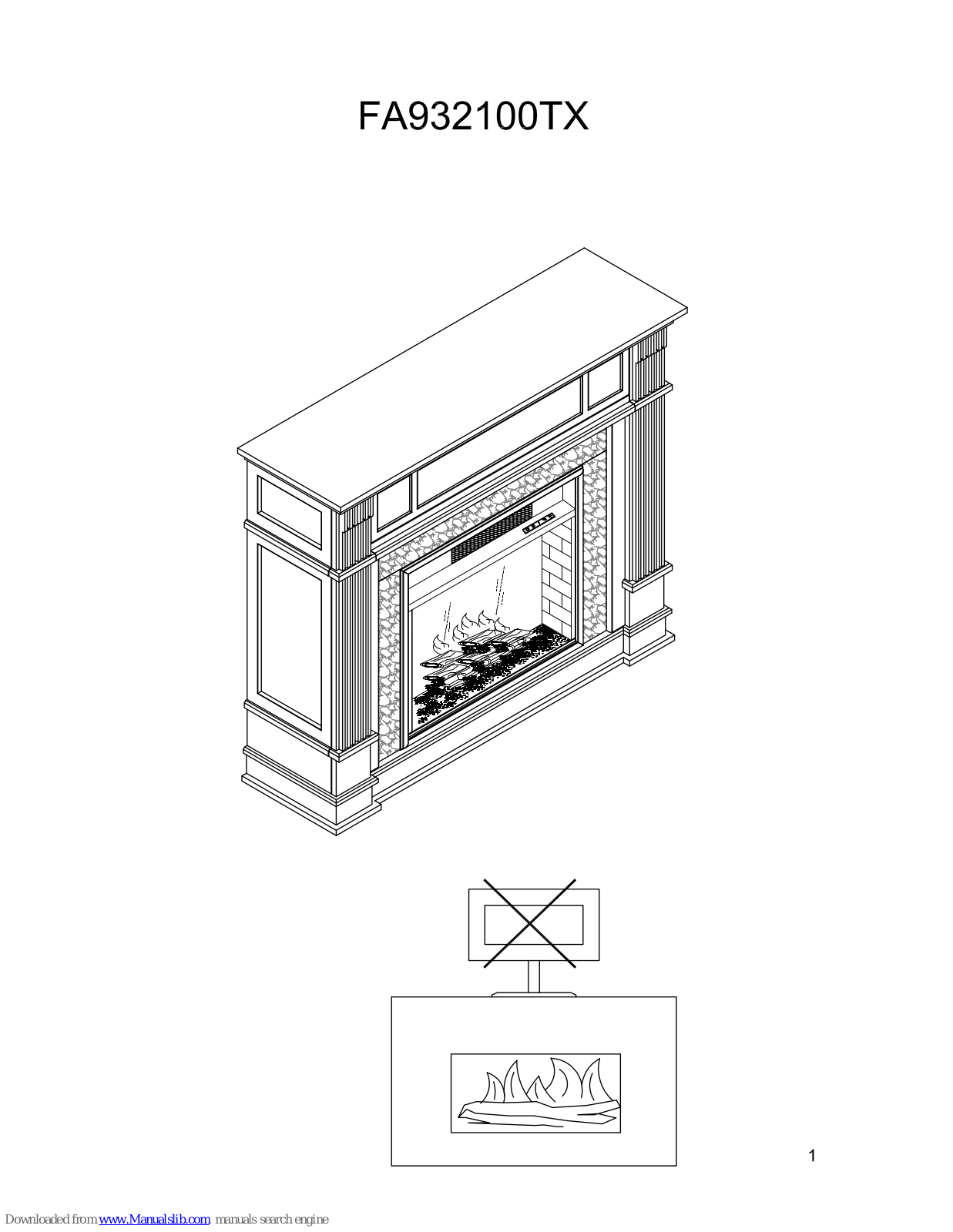 Southern Enterprises FA932100TX Assembly & Instruction Manual