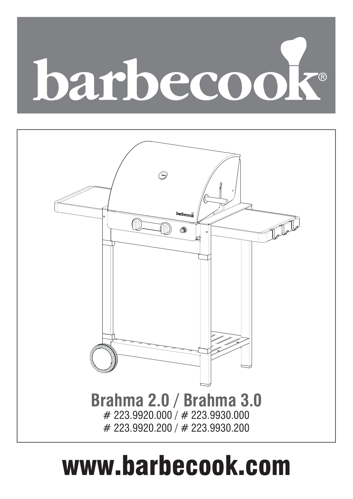 Barbecook Brahma 3.0 User Manual