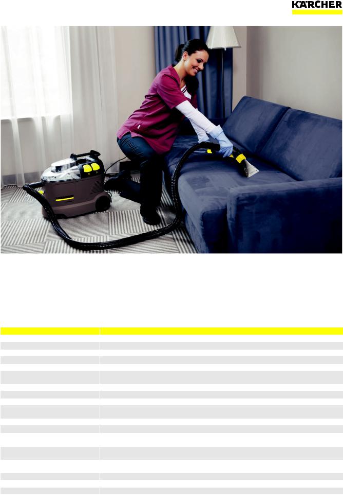 Karcher PUZZI 8/1 C Datasheet