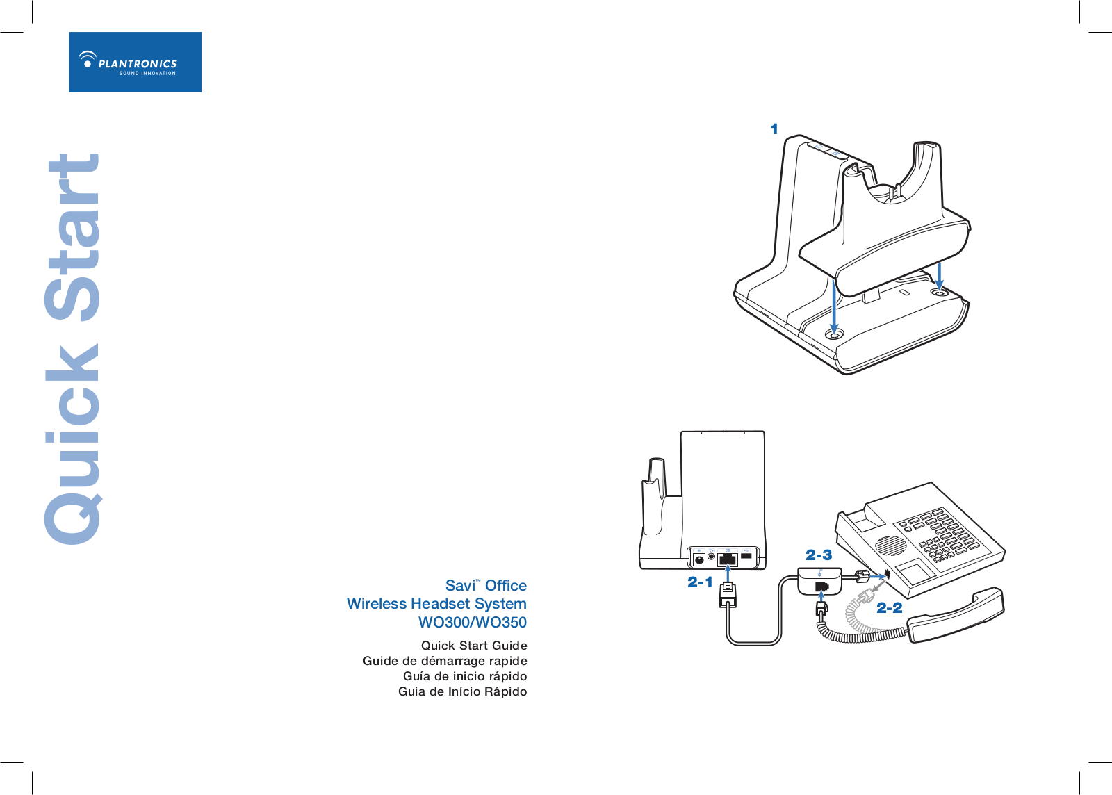 Plantronics WH3XX Users Manual