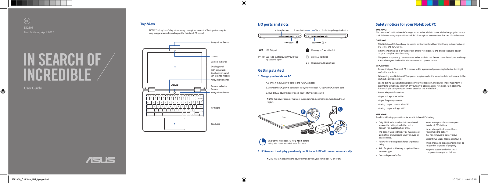 Asus C213SA, C213NA User’s Manual