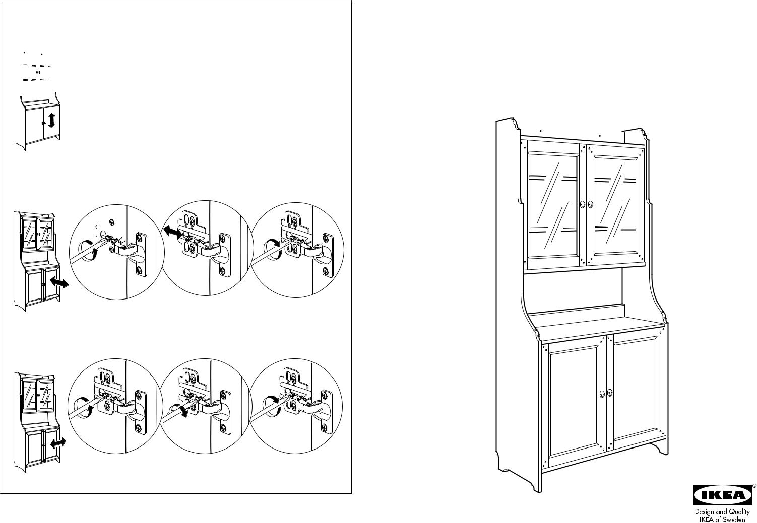 Ikea LEKSVIK ASSEMBLY Manual