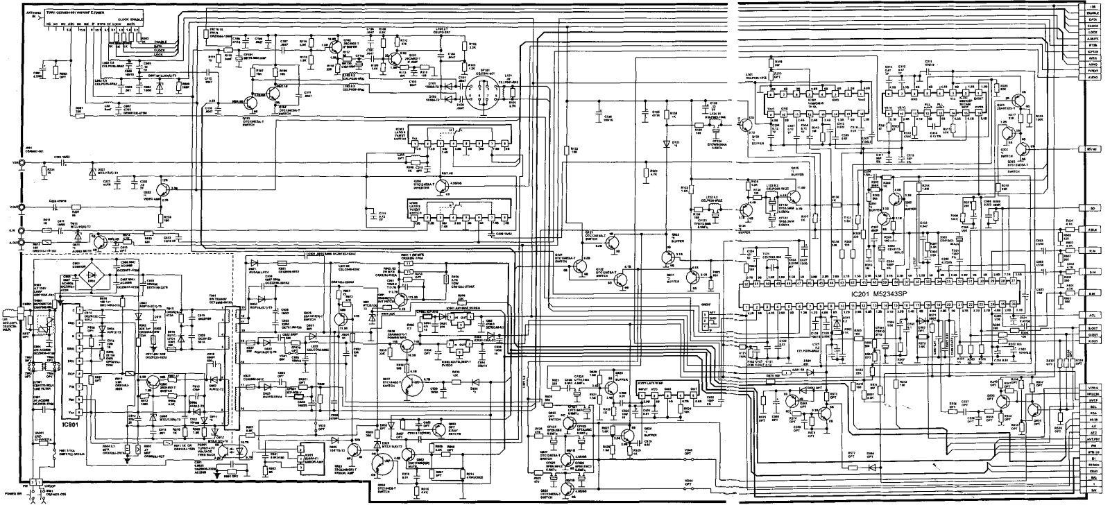 JVC AV-G20T Schematic