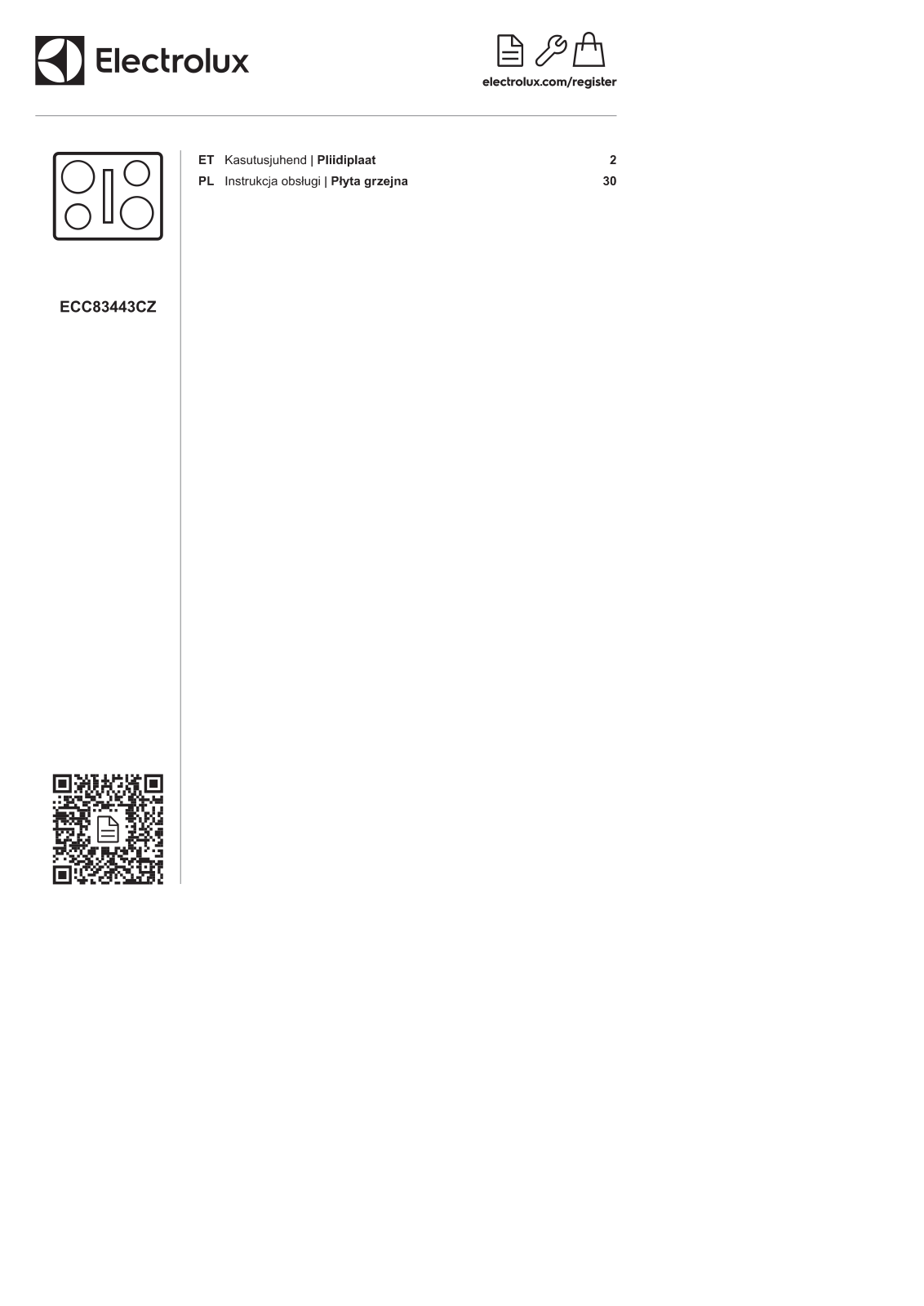 ELECTROLUX ECC83443CZ User guide - ManualMachine.com