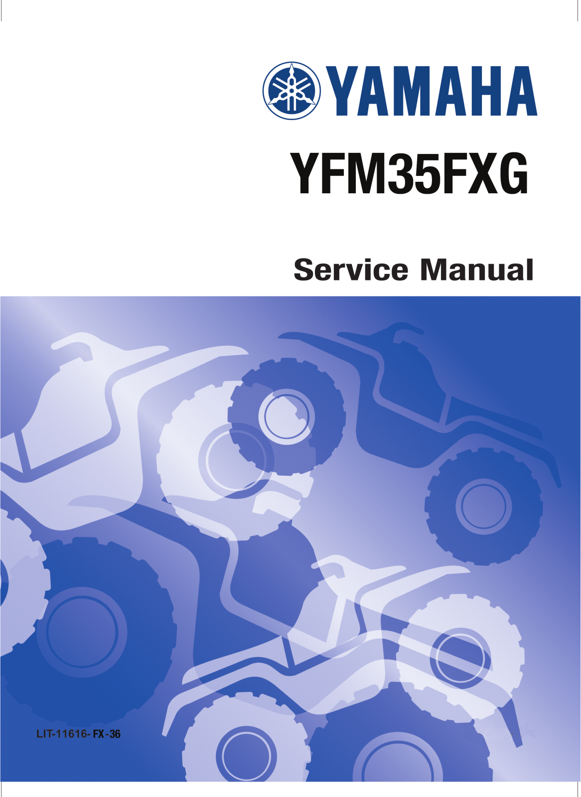 YAMAHA YFM350FXG SERVICE MANUAL