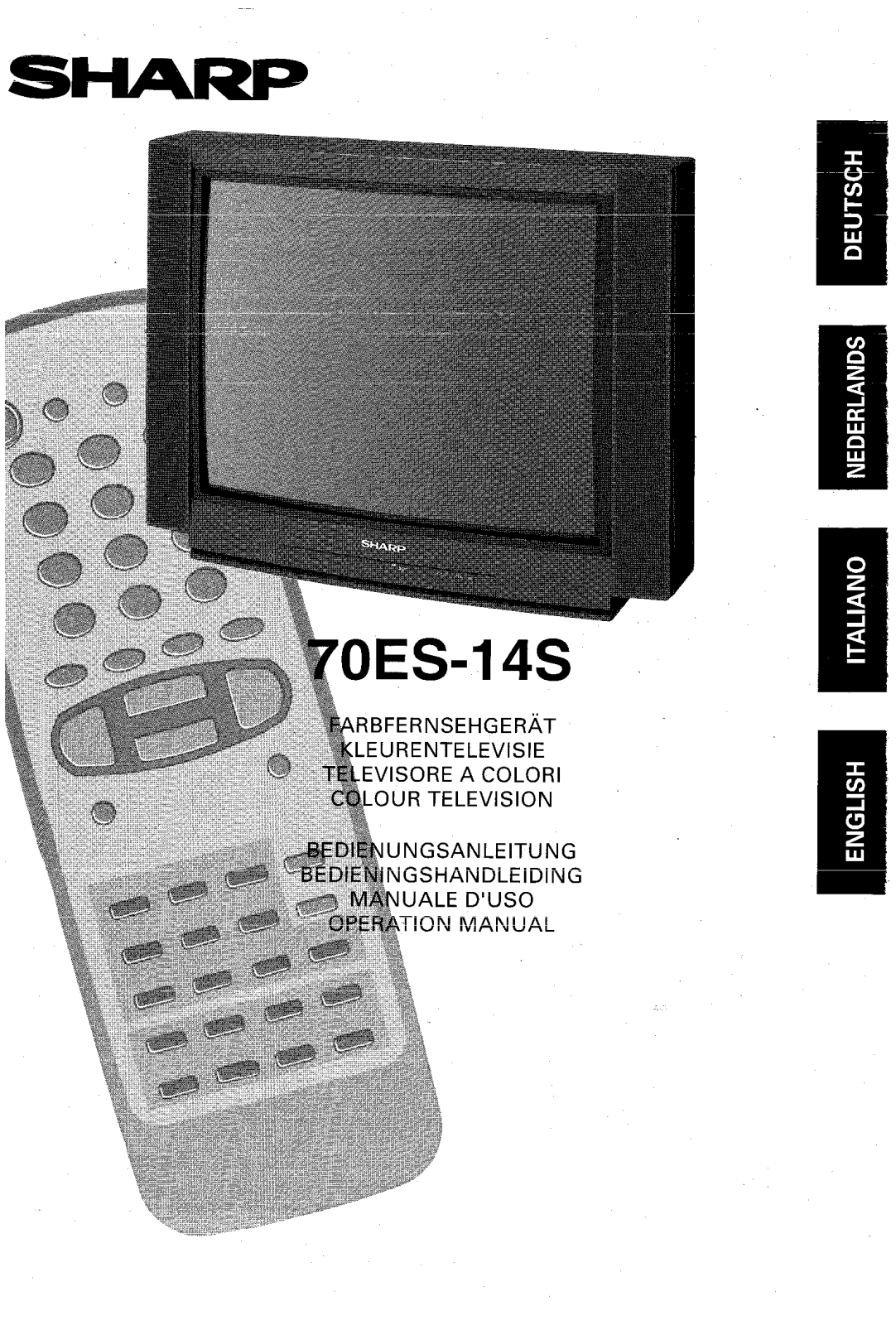 Sharp 70ES-14S Operation Manual