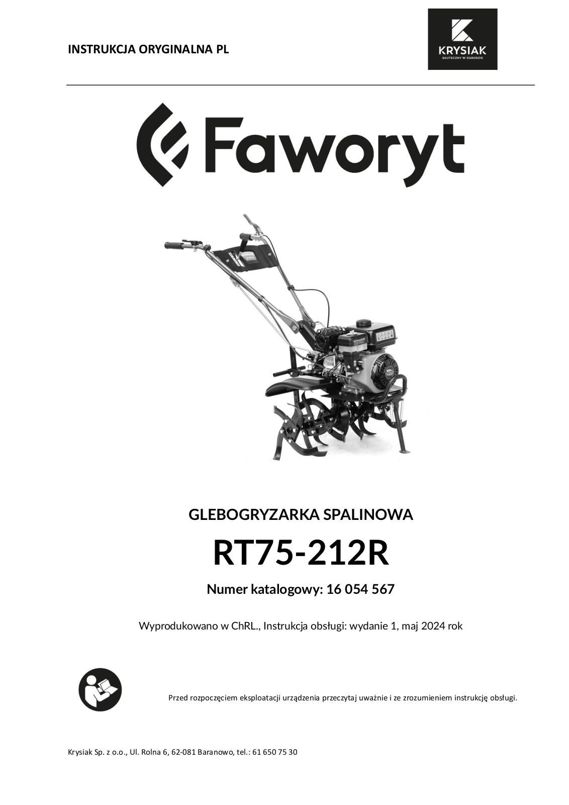 FAWORYT RT75-212R User guide - ManualMachine.com