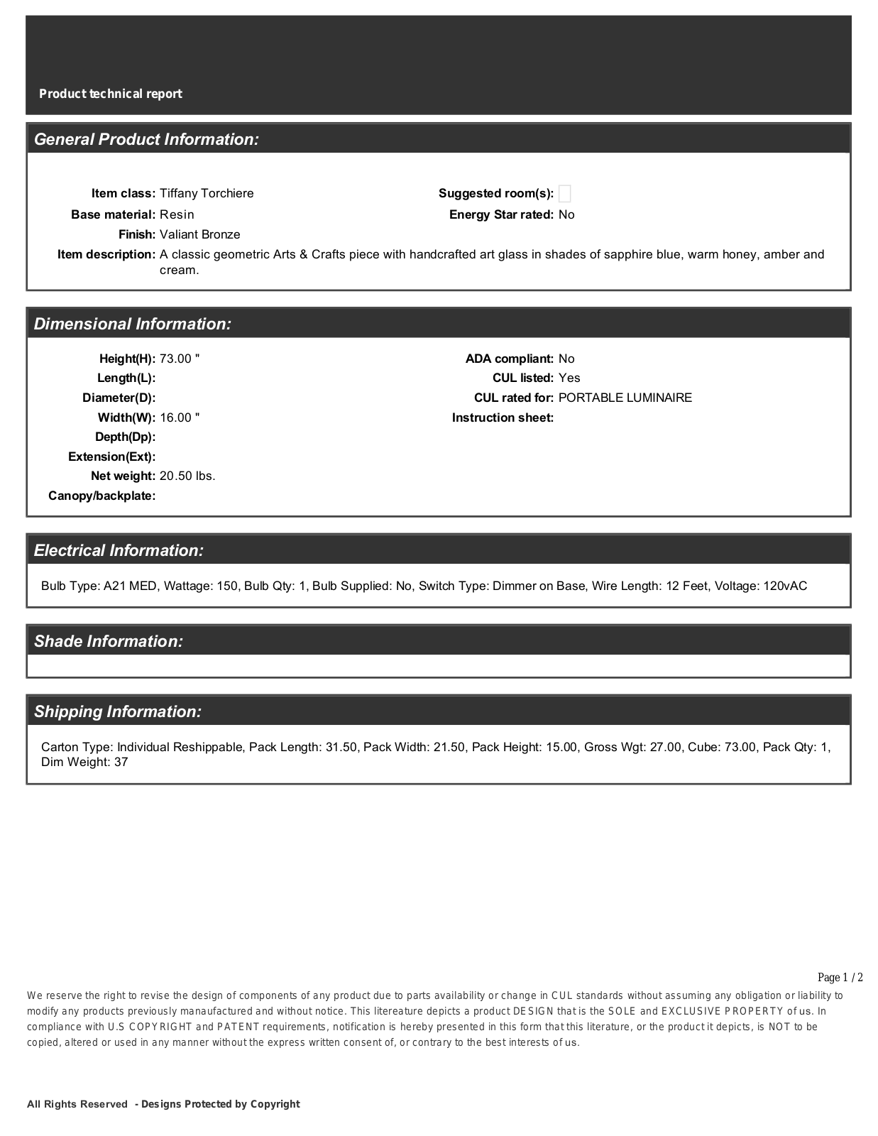 Foundstone LNPK5886 Specifications - ManualMachine.com