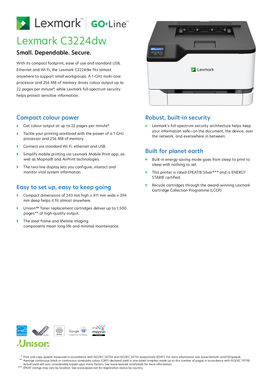 Lexmark C3224dw User Manual