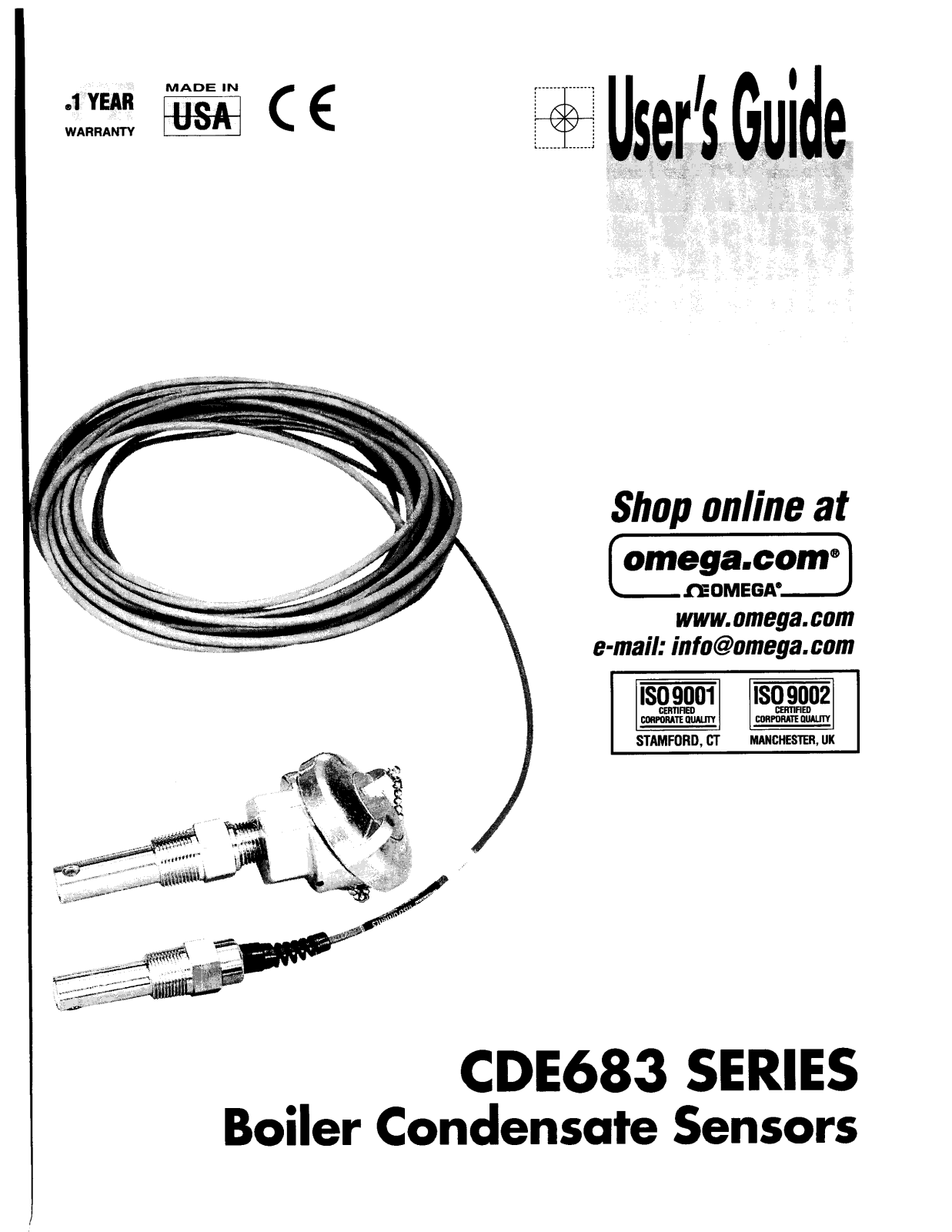 Omega CDE683 User Manual