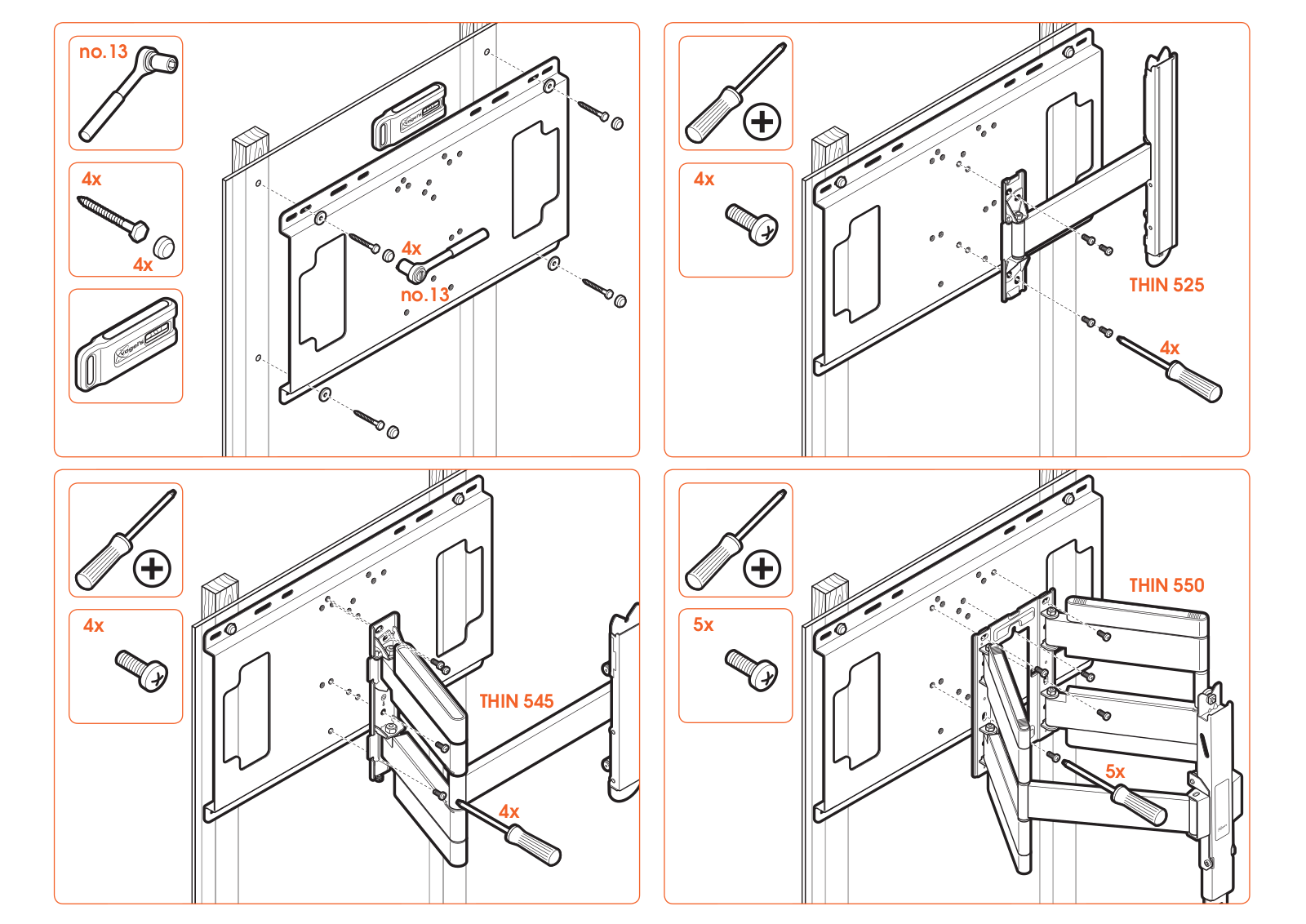 Vogel's THIN595 Installation Guide