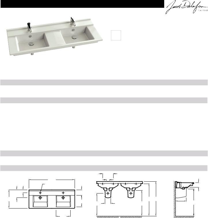 Jacob Delafon STRUKTURA EXF112-00 Datasheet