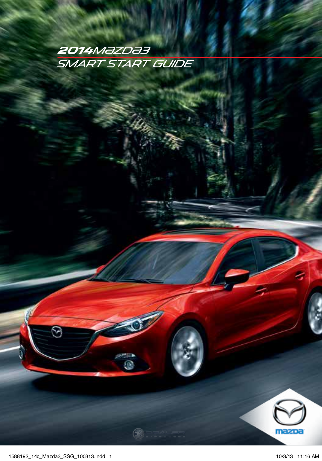 Mazda 3 2014 Owner's Manual