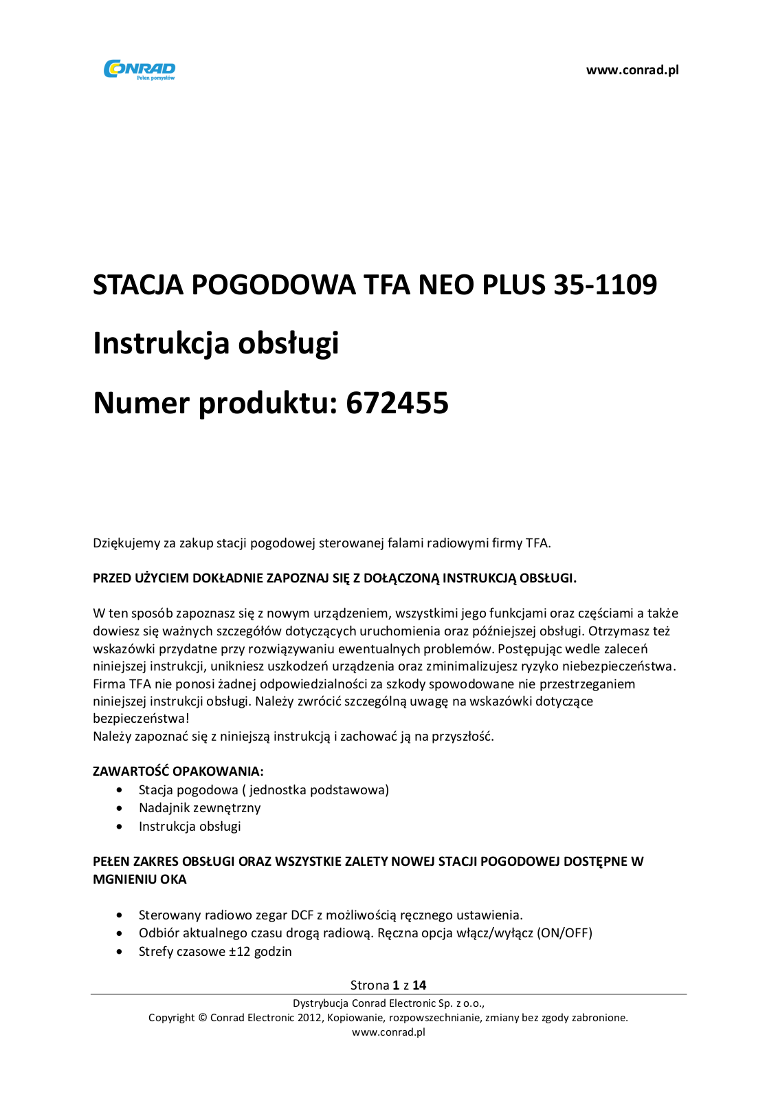 TFA 35.1109 User guide