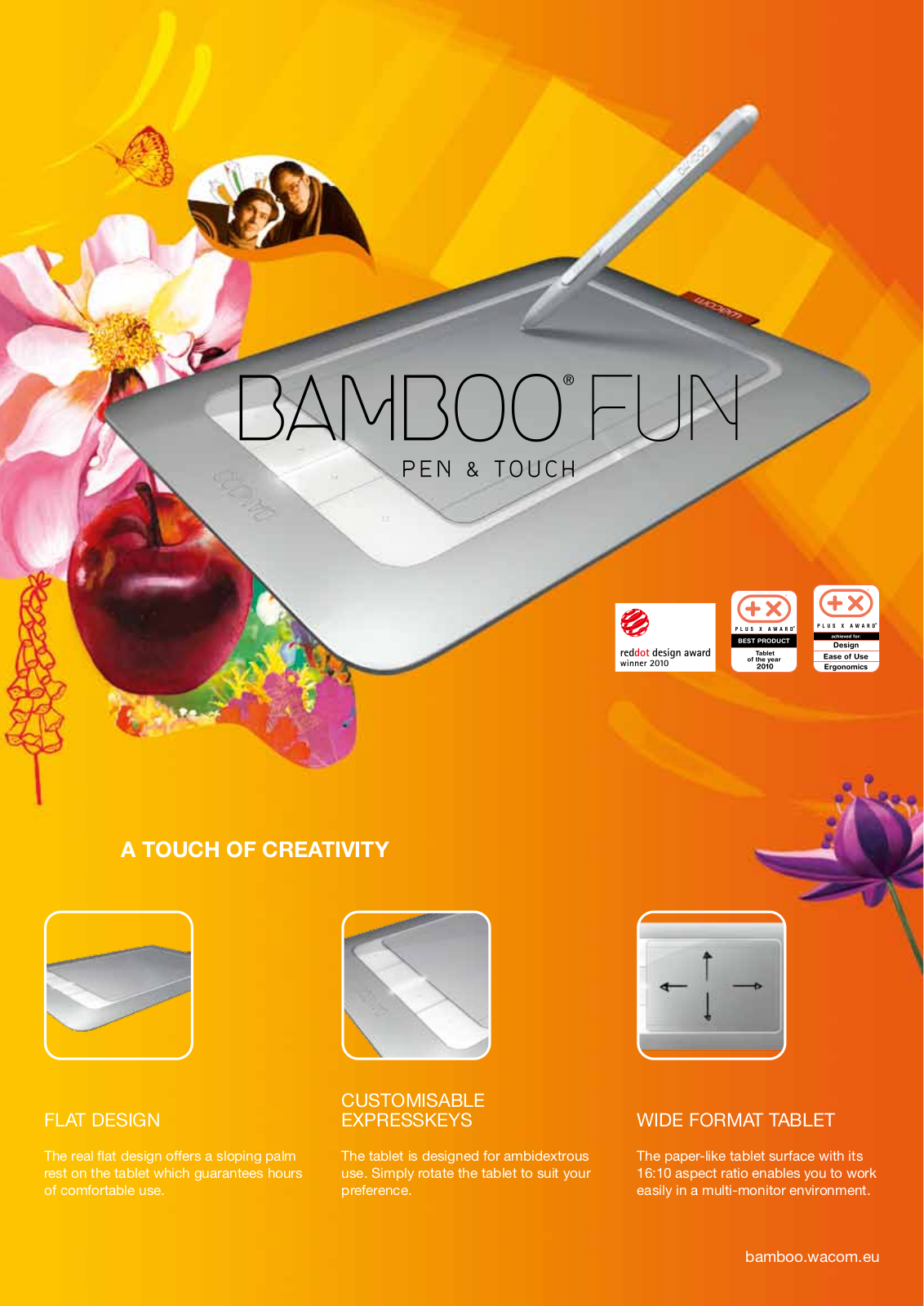 Wacom BAMBOO FUN PEN AND TOUCH User Manual