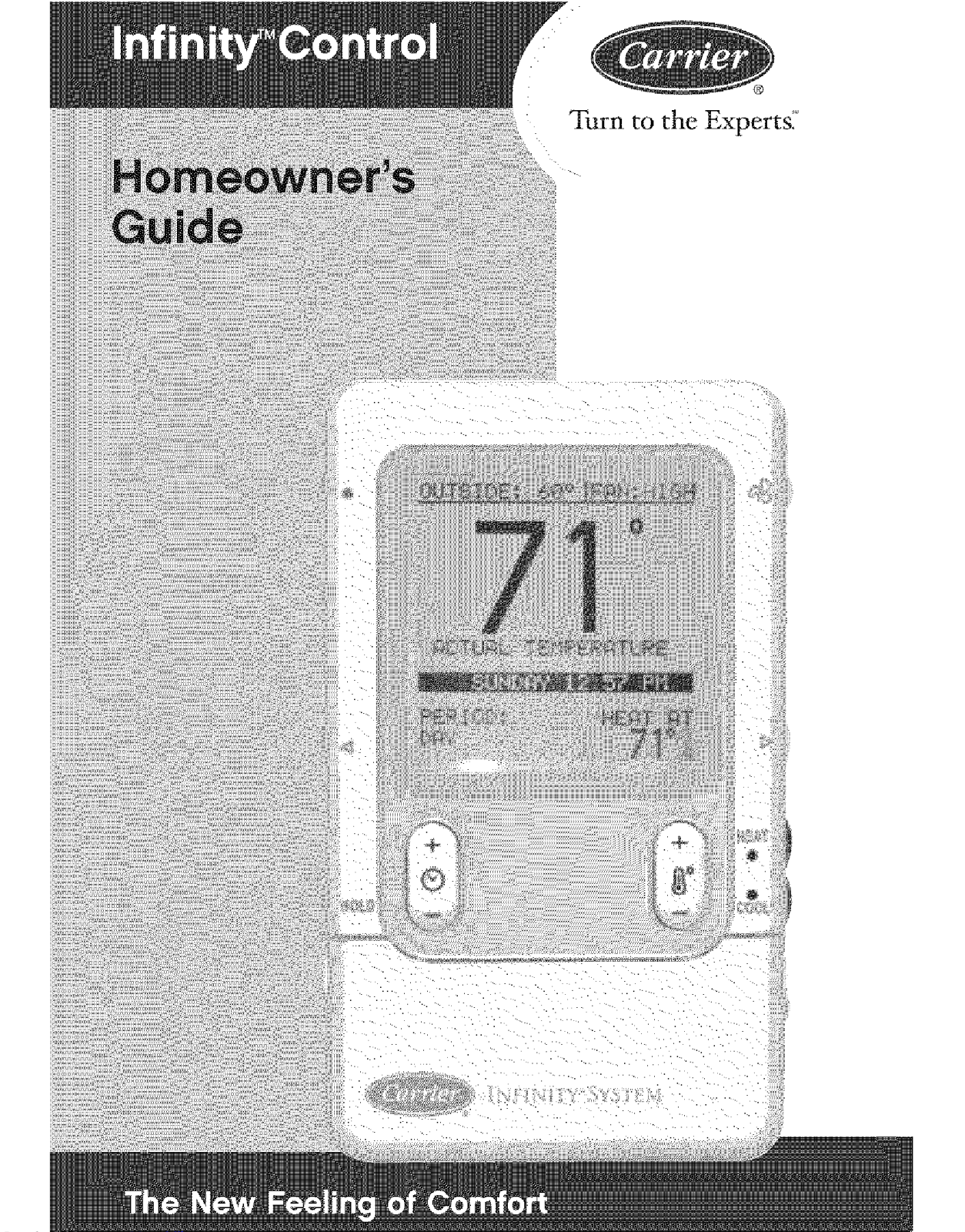 Carrier Infinity Control Home Homeowner's manual