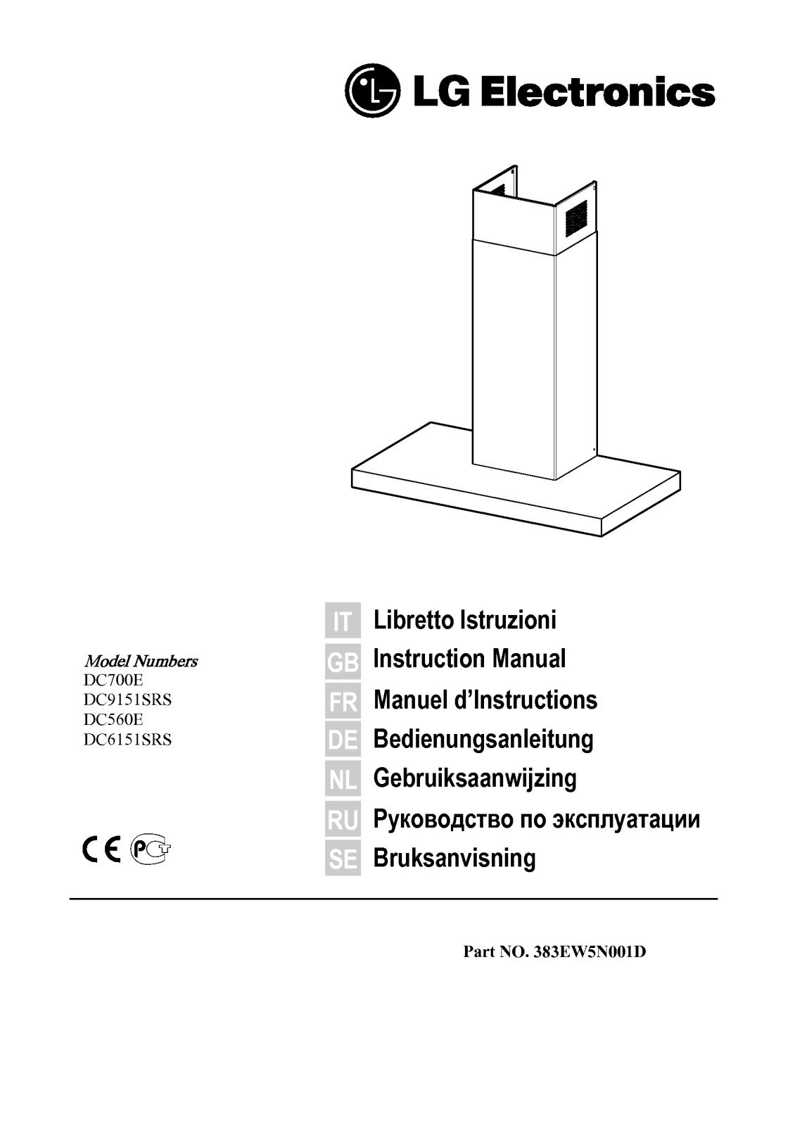 Lg DC700E Instructions Manual