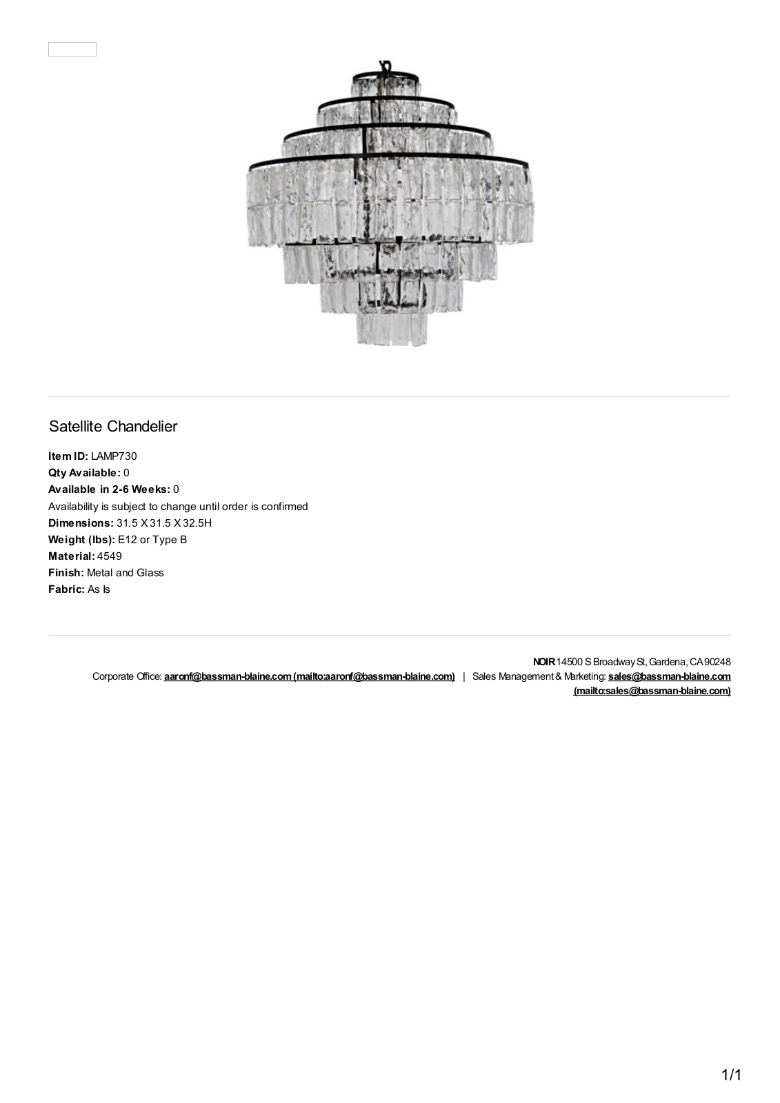 Noir MBYR1406 Specifications - ManualMachine.com