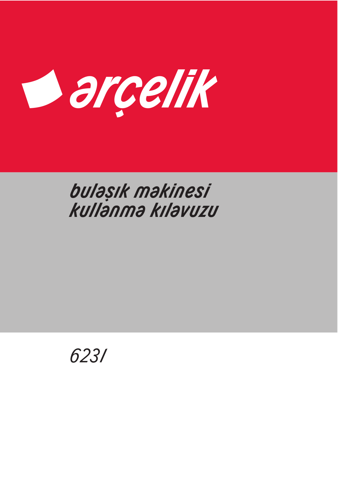 ARÇELIK 6231 User manual